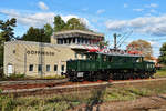 E94 088 der EZW stand bei den Märklintagen 2019 in Göppingen für Führerstandsmitfahrten zur Verfügung.