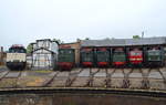 194 178-0, 204 011-1, 244 105-3, 244 103-8, 254 106-8, 242 151-9 & 211 049-2 im BW Weimar des TEV Thüringer Eisenbahnverein e.V.