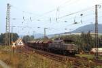 Nachschuß auf die Schublok 194 583, Laufach 10.8.1983.