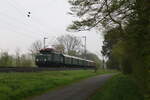 194 158 unterwegs mit einem Sonderzug an den Rhein nach Königswinter am 29.4.23 in Sythen