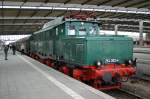 254 052 (DR) vor einem Sonderzug von Leipzig ber Zwickau nach Annaberg/B am 03.02.07 in Chemnitz Hbf