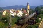 194 108 durchfhrt Lonsee in Richtung Ulm, 09.08.1986.