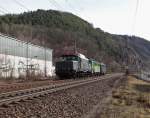 Am 17.02.14 brachte E94 192 die 142 130-4 und die 140 438-3 von Nördlingen nach Dessau.