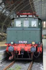 E94 056 Museumsgleis Leipzig Hauptbahnhof am 01.08.2012.