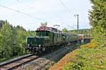 Mit dem Überführungszug DLr 61950 für den Speisewagen 1189 der IG 3-Seenbahn e.V.