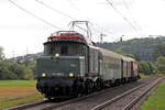 194 158-2 mit 3 alten Wagen 216 006-7 und 212 079-8 im Schlepp in Ludwigsau-Friedlos 24.8.2021