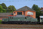 Die Elektrolokomotive 194 158-2 war in Rahmen einer Sonderfahrt Mitte September 2021 in Wuppertal unterwegs.