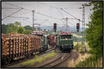 E94 088 hat Zugkreuzung mit 194 192-1 + 194 030-3 in Wörnitzstein - 23.06.23 @ BL