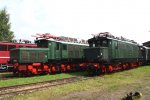 254 059-9 und E44 045 am 22.08.09 im SEM-Chemnitz-Hilbersdorf.