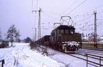 194 012 am 09.01.1985 bei Mannheim Friedrichsfeld.