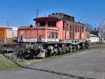 der letzte Gang - Schrottplatz fr die 1020 014-5  im Bw Nordhausen am 04.04.2007 