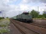 Am 18.06.2005 fuhr E94 051-9 durch Babenhausen(Hessen).