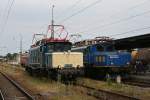 E 94 Treffen am 17.07.2010 in Freilassing: 1020 041 neben 194 178