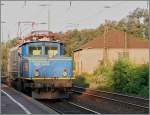 1020 041 (ex E94) der Mittelweserbahn am Morgen des 03.09.2011 im Bahnhof Laufach.