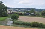 194 192 + 194 178 mit Fotogterzug am 29.07.2012 bei Wrnitzstein    