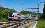 4010 108 als IC 187 / RE 50187 (Stuttgart Hbf - Zürich HB / Singen(Htw)) in Horb 31.5.23