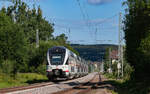 4010 103  Allgäu  als IC 2371 (Stuttgart Hbf - Konstanz) bei Peterzell 22.7.23