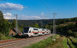 4010 106 als IC 2370 (Konstanz - Stuttgart Hbf) bei Sommerau 22.8.23