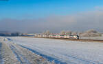 4010 104 als IC 2181 (Stuttgart Hbf - Konstanz) bei Gutmadingen 13.1.24