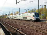 Einfahrt Triebzug 4109 als IC 2179 nach Dresden am 25.