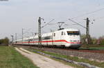 401 073-2 als ICE 76 (Zürich HB-Hamburg-Altona) an der Bk Basheide 31.3.17
