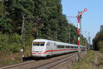 401 086-4  Chur  als ICE 279 (Berlin Ostbahnhof-Basel SBB) bei Forchheim 25.9.18