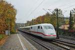 Wegen Bauartbeiten im Ulmer Hauptbahnhof (Anbindung der Neubaustrecke Stuttgart - Ulm an die Fernbahngleise) werden die ICE vom 25.10.