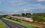 401 059 Bad Oldesloh rauscht durch Oebisfelde gen Wolfsburg.

Oebsifelde 31.07.2021