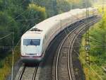 401 011 (NÜRNBERG) als Ersatz für ICE 607 (412) in Rheine=Bentlage, 02.09.2024