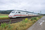 ICE 401 065-8 ist am 12.09.2024 in Richtung Frankfurt/M: unterwegs,gesehen bei Kerzell.