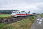 ICE 401 087-2 ist am 12.09.2024 in Richtung Frankfurt/M. bei Kerzell unterwegs.