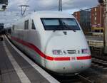 401 067 (Garmisch Partenkirchen) als ICE 1059 Köln - Berlin Ostbf. in Münster Hbf, 14.03.2023