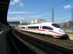 Dieser ICE-3 Br.403 062-3 stand am 27.Juli 2007 im Bahnhof Ulm Hbf. Er fuhr als ICE 514 nach Mnster(Westfalen)Hbf. 