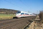 ICE 403 501-4  Celle   bei Kerzell am 23.03.2022