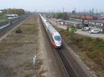 403 012 und 403 018 sind als ICE am 30.10.2011 in Mannheim