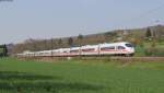 403 024-3  Frth  und 403 005-2  Baden Baden  als ICE 515 (Hamburg-Altona-Mnchen Hbf) bei Ebersbach 24.4.13