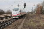 406 053-9 am 16.03.2013 zusammen mit 403 015-1 auf dem Weg nach Kln und Amsterdam.