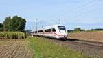 DB Fernverkehr Tz 9208 (412 208) als ICE 757 Köln Hbf - Berlin Südkreuz (bei Melle, 01.10.2021).