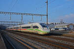 ICE 4 0812 050-4 durchfährt den Bahnhof Rupperswil. Die Aufnahme stammt vom 13.01.2022.
