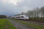 Triebzug 9201 in Nordbögge auf dem Weg nach Hamm (30.03.2023) 