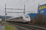 ICE 4, 0812 021-5 fährt am 02.01.2025 Richtung Station Itingen.