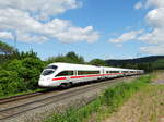 DB Fernverkehr ICE T (411 xxx) auf der Spessartrampe am 25.05.17.