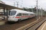 D-DB 411 062-3 als ICE 28 (Wien - Frankfurt/Main) fährt am 18.September 2016 aus dem Bahnhof St. Pölten.