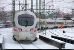 Tele-Nachschuss auf 411 560 (Tz 1160  Markt Holzkirchen ) als verspäteter ICE 1539 (Linie 15) - normalerweise mit ICE 3 verkehrend - von Frankfurt(Main)Hbf nach Berlin Südkreuz (heute bis