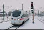 411 254-6 (Tz 1162  Vaihingen an der Enz ) als verspäteter ICE 1631 (Linie 15) von Frankfurt(Main)Hbf nach Berlin Gesundbrunnen erreicht Halle(Saale)Hbf abweichend auf Gleis 9.