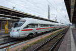 ICE Mainz am Bahnsteig 4 in Stralsund Hbf.