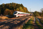 411 026  Leipzig  als ICE 90 von Wien nach Hamburg Altona bei Postbauer-Heng, 11.10.2018