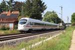 411 517-6 (ICE-T) als Umleiter auf der Bahnstrecke Friedberg-Hanau bei Bruchköbel am 24.