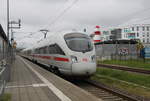 411 559-8  Passau  als ICE 1727(Warnemünde-München)bei der Durchfahrt als Leerzug in Warnemünde Werft.21.09.2019