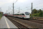 411 009/411 509 (Tz 1109  Güstrow ) als ICE 1601 (Linie 28) von Hamburg-Altona nach München Hbf durchfährt den Bahnhof Büchen auf Gleis 2.